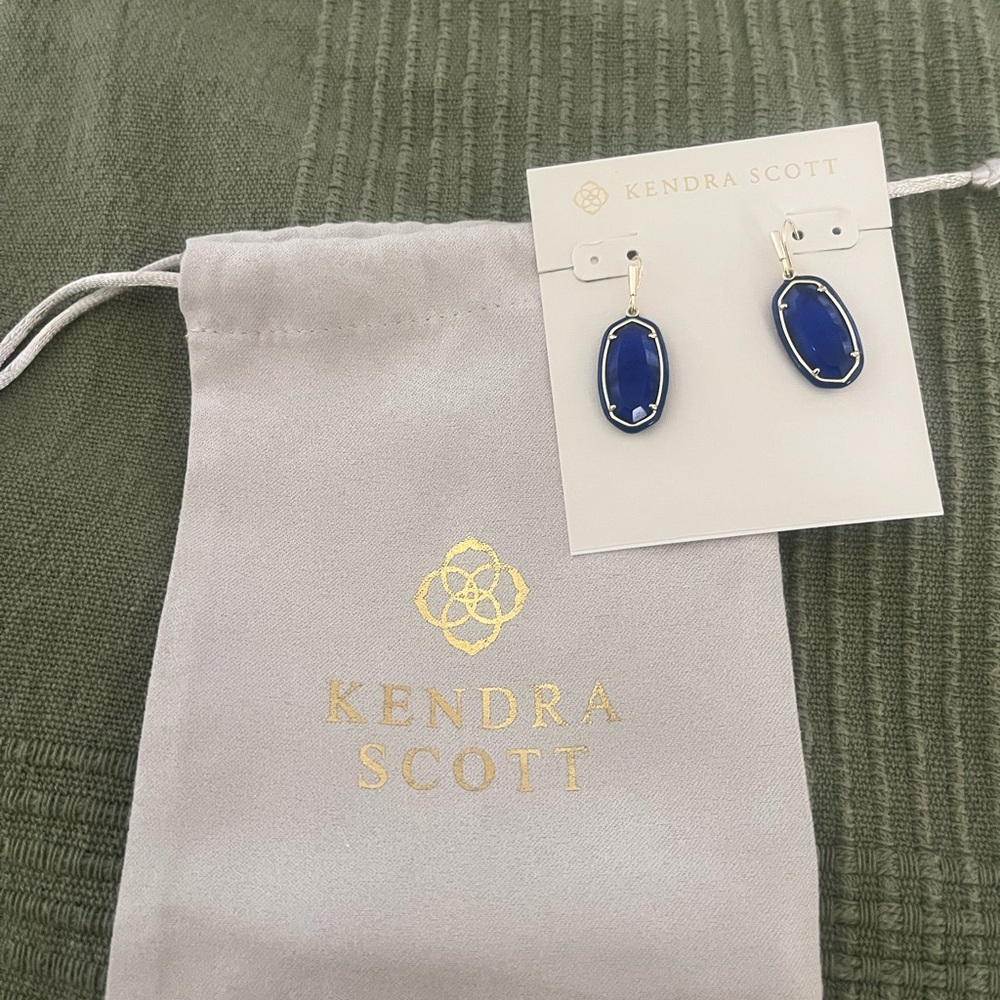 Kendra Scott Blue Stone Earrings